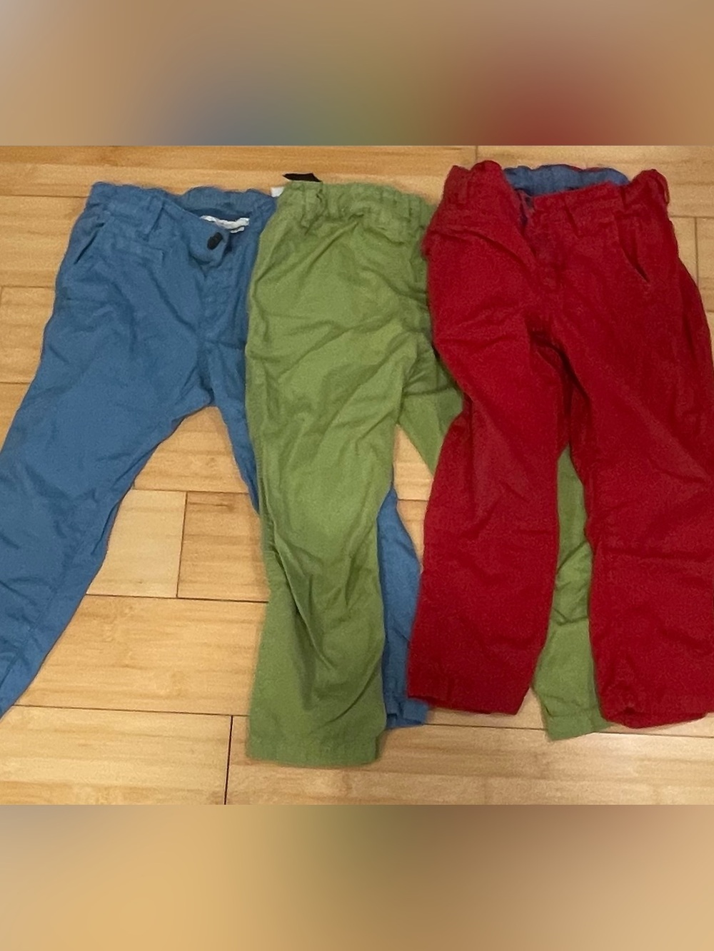 LIKE NEW! BUNDLE! 3 PAIRS! H&M Cotton Kids Toddler Baby Pants Sz 1 1/2 - 2yrs
